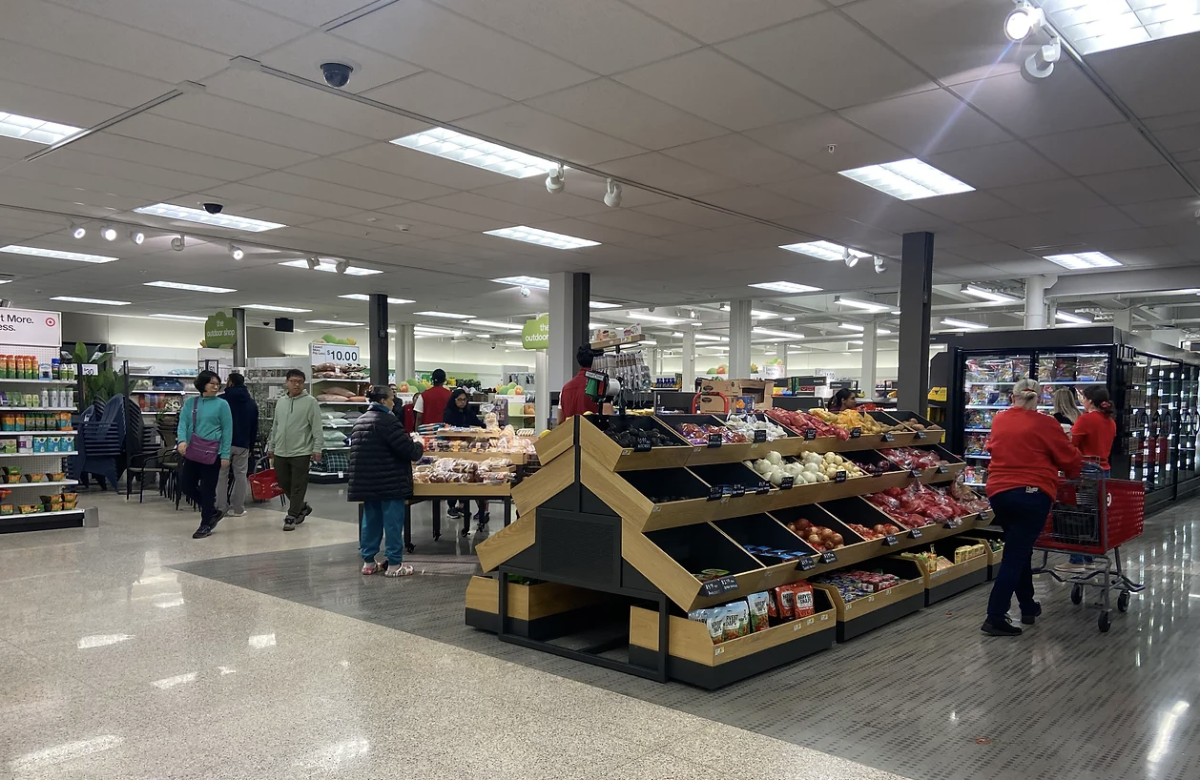 The NHP community flocks to the newly opened Target to experience the triple decker store. 

